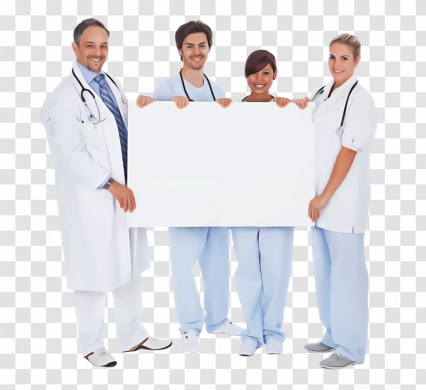 Uniform Service Health Care Provider Physician Team - Whitecollar Worker - Gesture Transparent PNG