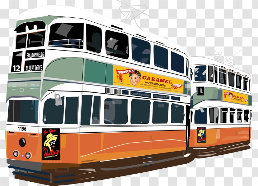 Tramway Trolley Illustration Graphic Design Dribbble - Project Transparent PNG