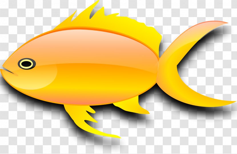 Goldfish Clip Art - Seafood - Gold Fish Transparent PNG