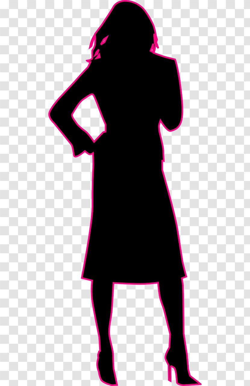 Silhouette Woman Clip Art - Artwork Transparent PNG