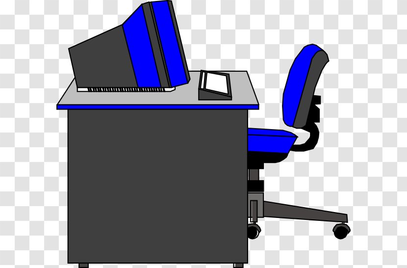 Table Computer Desk Clip Art - Office Transparent PNG