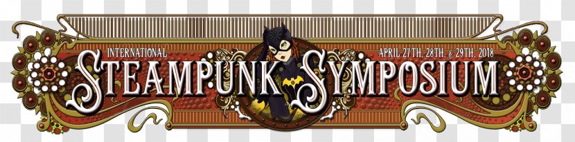 Steampunk Symposium Brand Logo Font - Victorian Corsets Transparent PNG