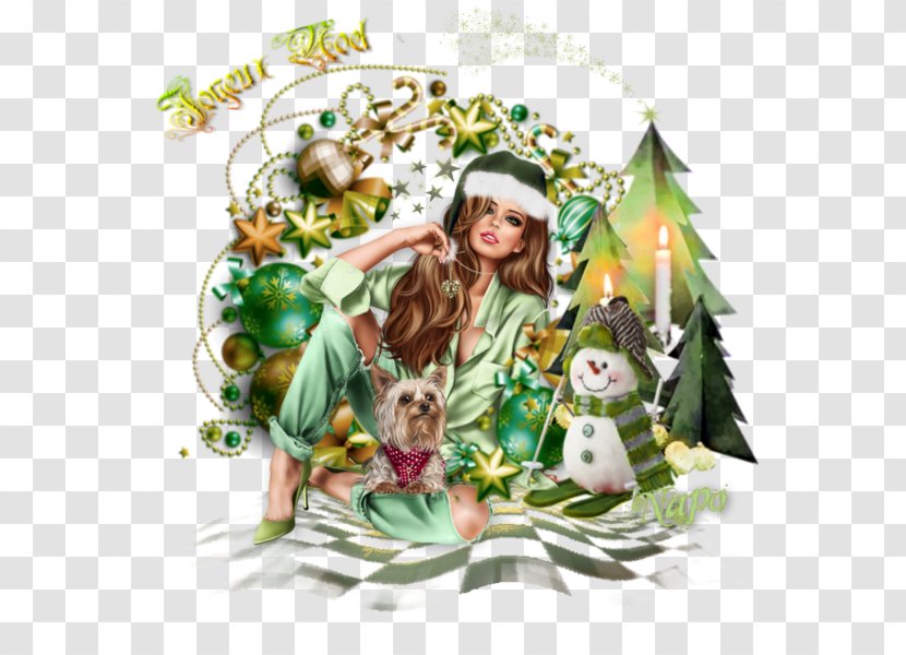 Christmas Ornament Cartoon Tree - Mythical Creature Transparent PNG
