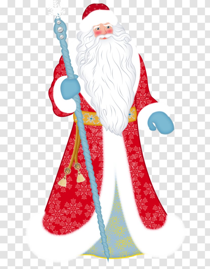 Ded Moroz Santa Claus Snegurochka Christmas Ornament Photography - Decoration Transparent PNG