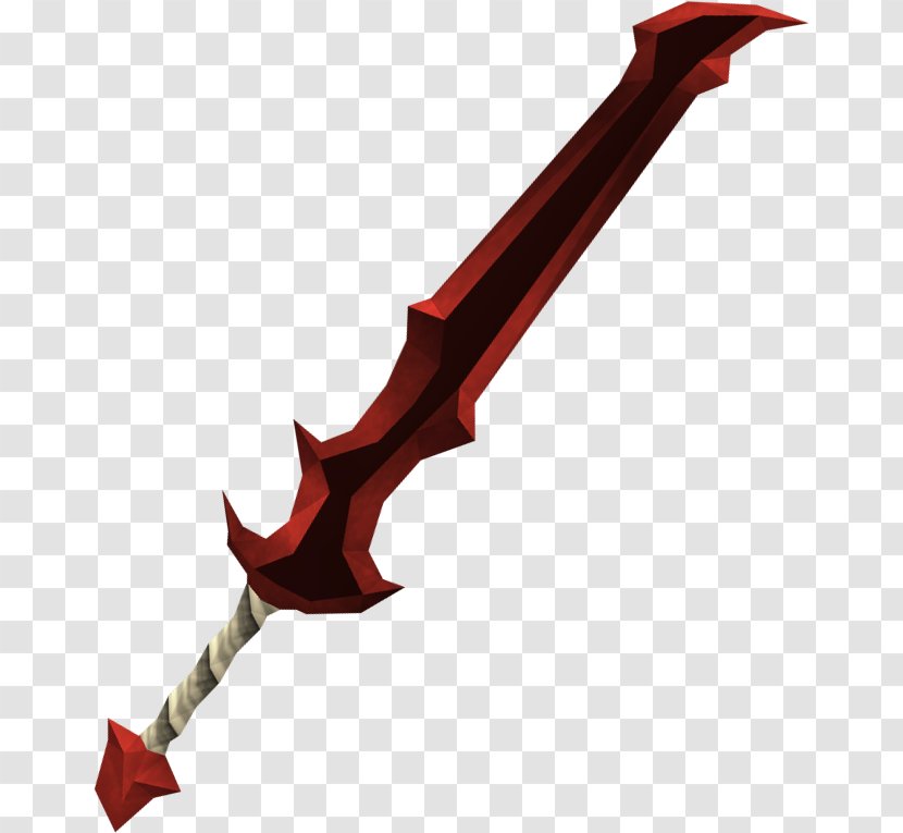 Old School RuneScape Longsword Scimitar Wikia - Cold Weapon - Katana Transparent PNG