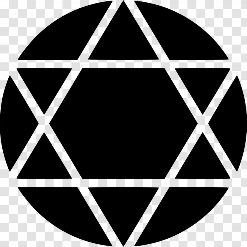 Judaism Jewish People Bar And Bat Mitzvah Star Of David Symbol - Black White Transparent PNG