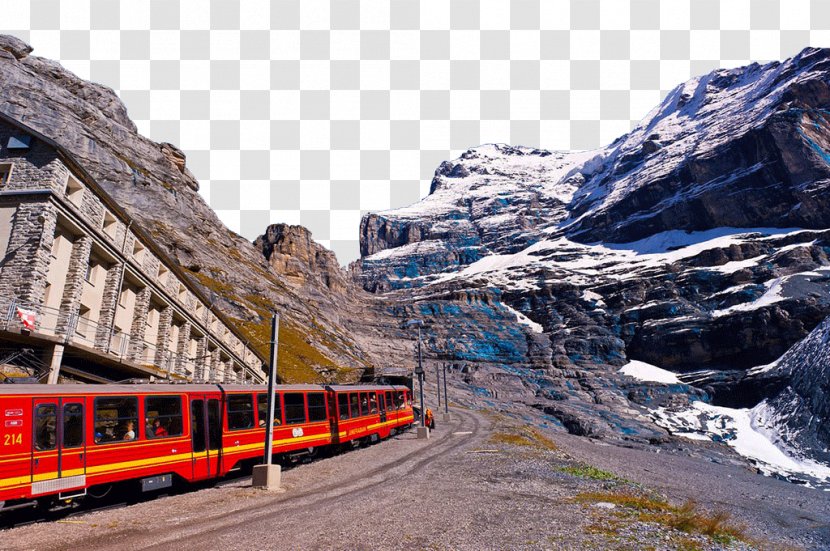 Jungfraujoch Eiger Glacier Kleine Scheidegg Interlaken - Track - Famous Jungfrau Switzerland Tourism Transparent PNG