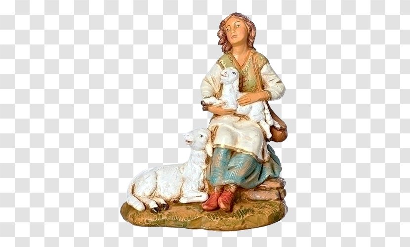 Nativity Scene Inch Christmas Donkey Figurine - Mother Angel Transparent PNG