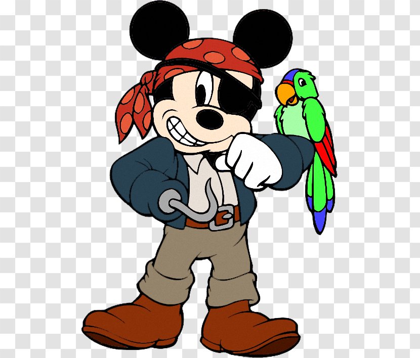 Mickey Mouse Minnie Donald Duck Daisy Pirates Of The Caribbean - Cartoon Transparent PNG