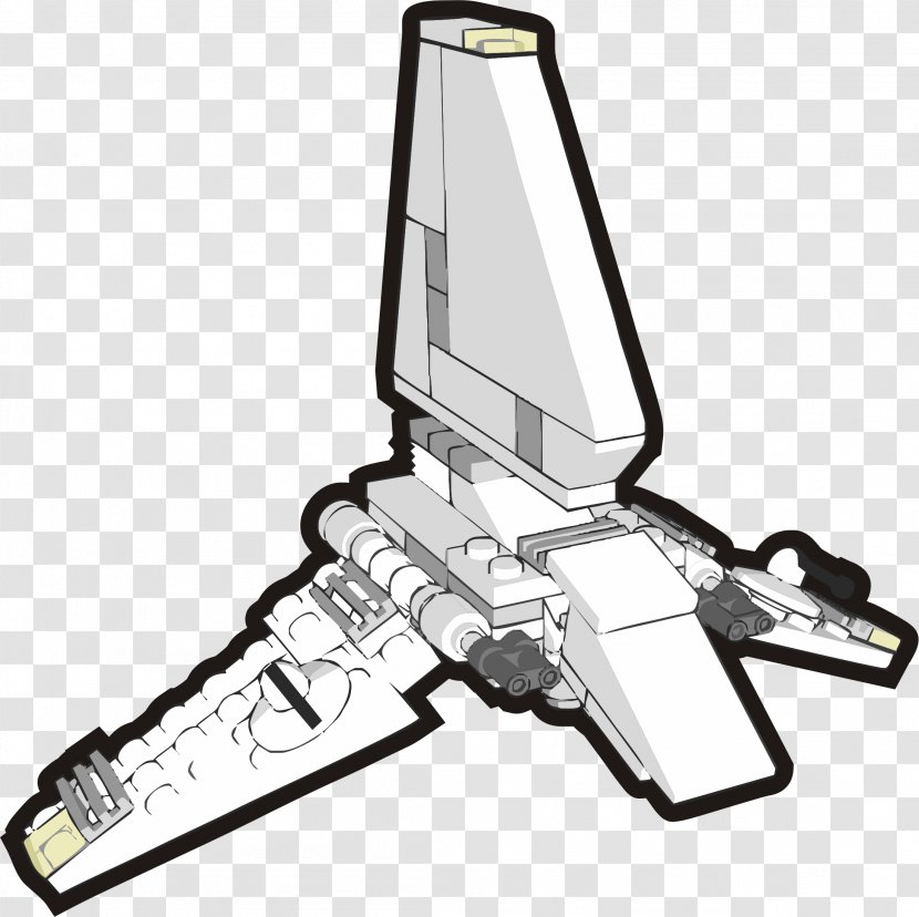 Star Wars Clip Art - Millennium Falcon - Spaceship Transparent PNG
