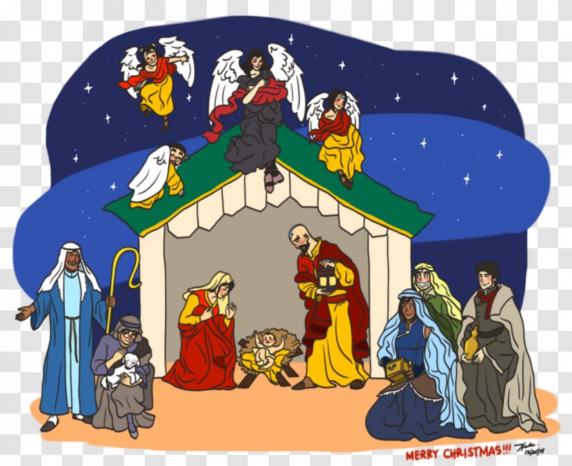 Christmas Decoration Nativity Scene - Lok Transparent PNG