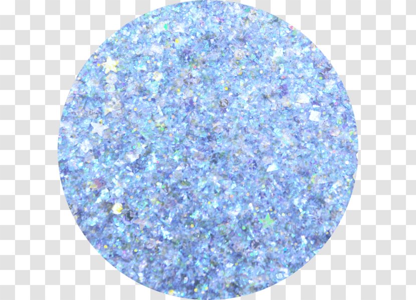 Glitter Circle - Blue - Ice Princess Transparent PNG