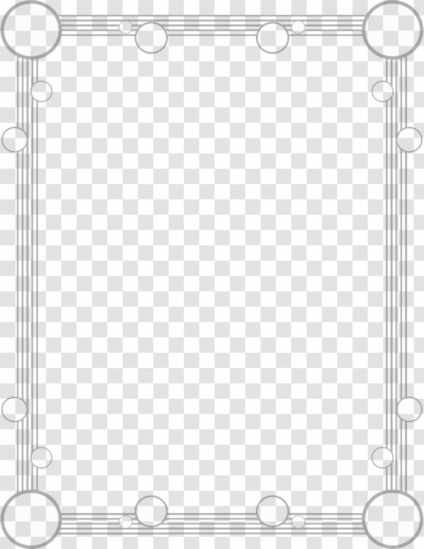 Line Point Angle - Gray Border Frame Transparent Image Transparent PNG