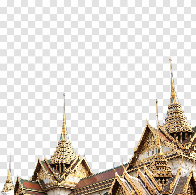 Golden Buddha Grand Palace Temple Of The Emerald Wat Arun Jim Thompson House - Thailand Travel Transparent PNG