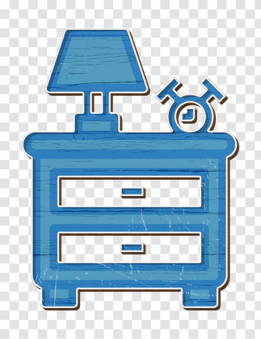Nightstand Icon Home Equipment Icon Furniture And Household Icon Transparent PNG