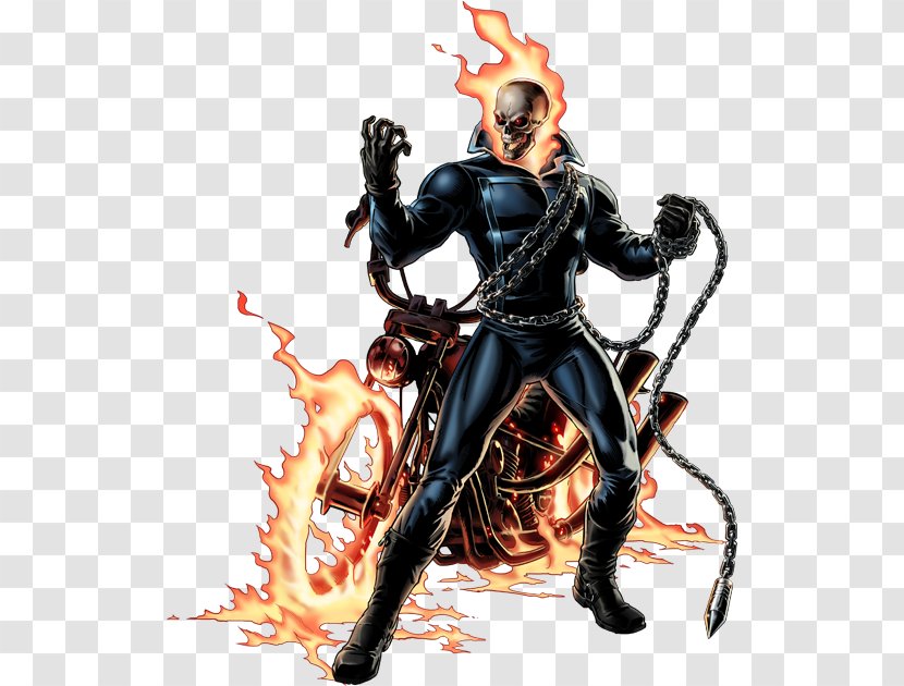 Johnny Blaze Marvel: Avengers Alliance Contest Of Champions Warren Worthington III - Ghost Rider Transparent PNG