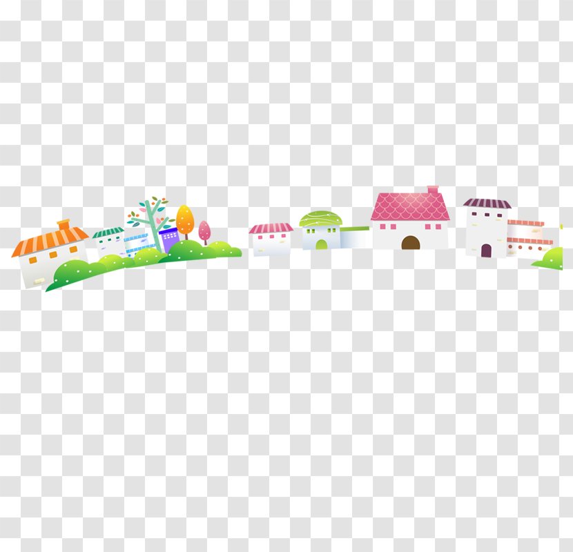 High And Low Houses - Pattern - Gratis Transparent PNG