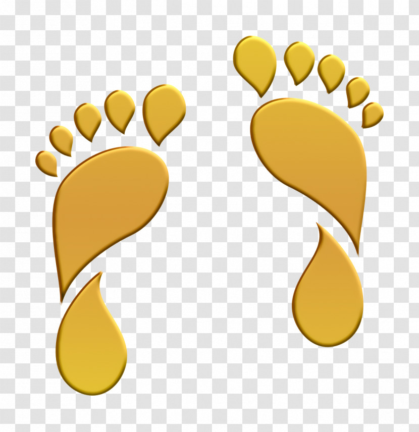 Footprints Icon Foot Icon Gestures Icon Transparent PNG