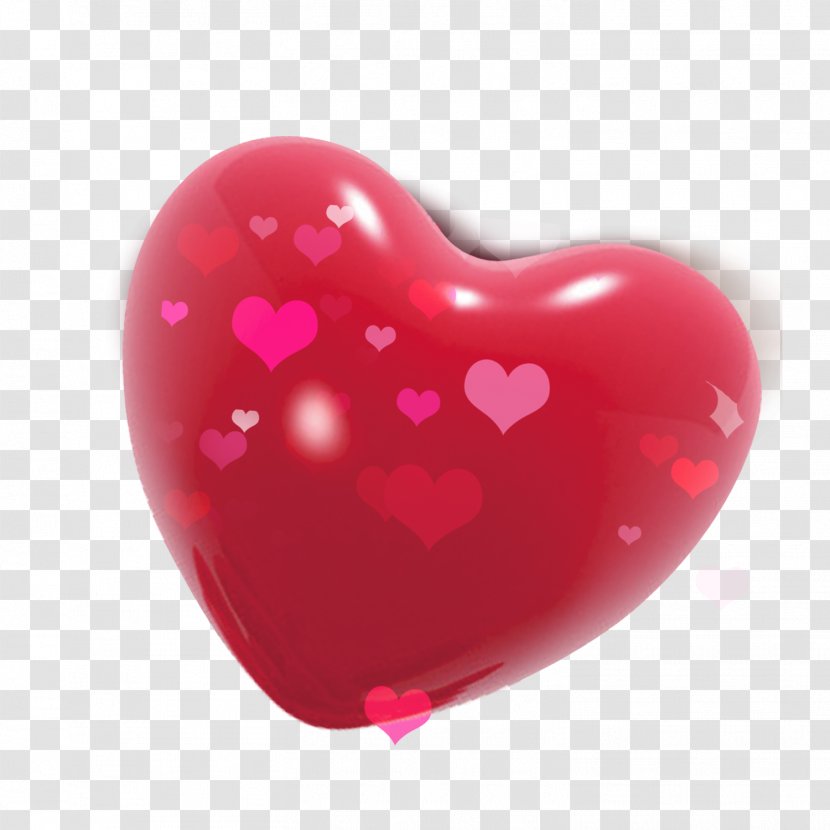 Valentine's Day Heart Red Download Qixi Festival - Gratis - Creative Transparent PNG