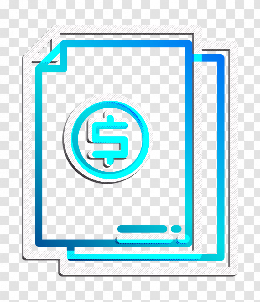 Money Funding Icon Document Icon Files And Folders Icon Transparent PNG