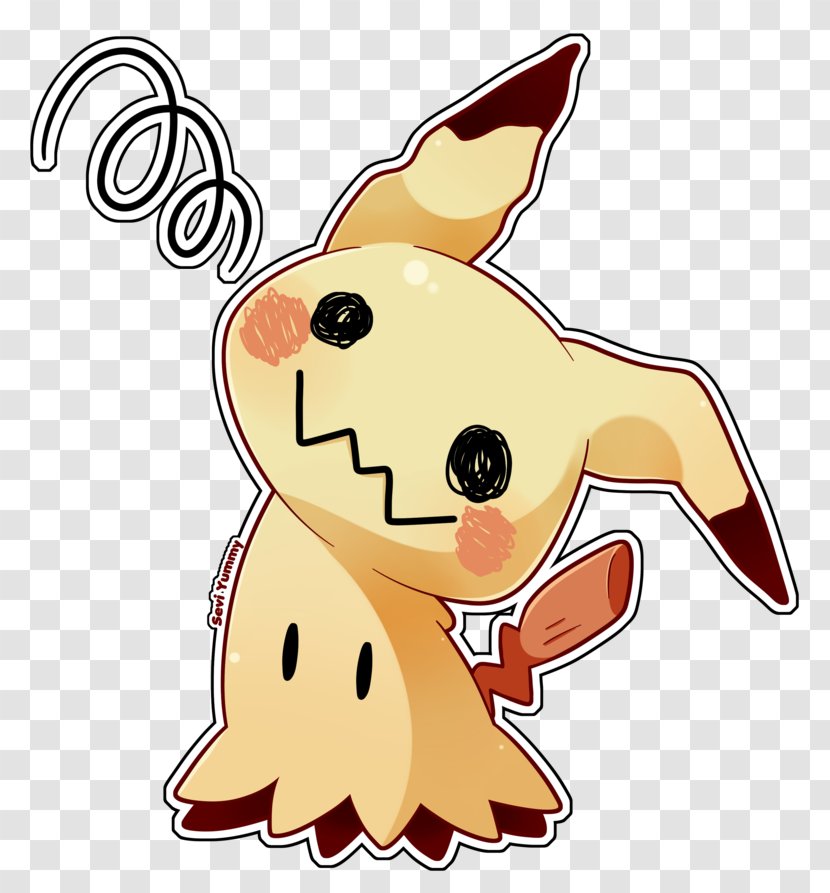 Pikachu Pachirisu Mimikyu Pokémon Art - Mammal Transparent PNG