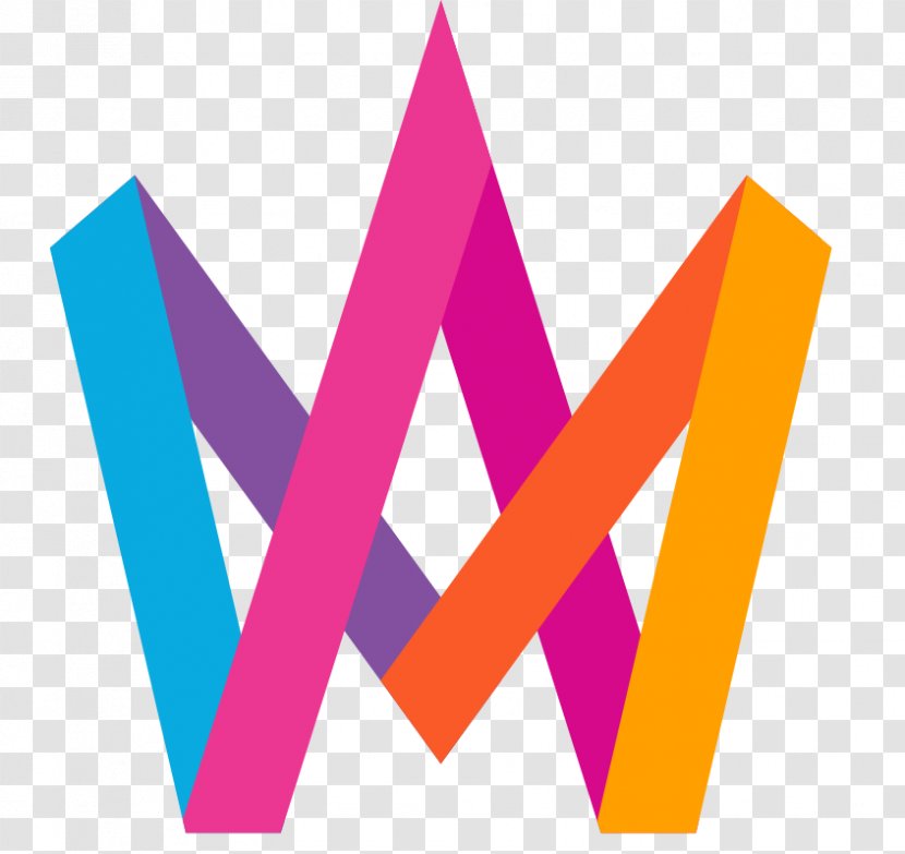 Ajax Logo - Television Presenter - Magenta Triangle Transparent PNG
