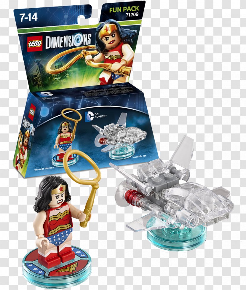 Lego Dimensions Wonder Woman The Movie Videogame Minifigure Transparent PNG