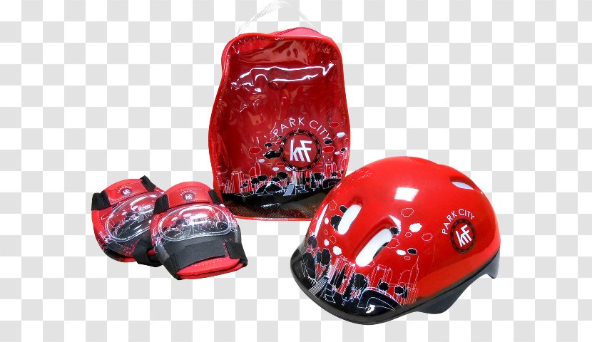 Bicycle Helmets Patín Motorcycle Kick Scooter Skateboard - Red - City Transparent PNG