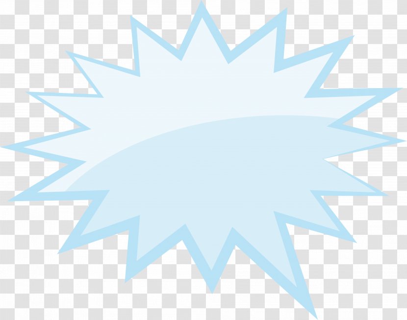 Light Blue Explosive Sticker - Sky - White Transparent PNG