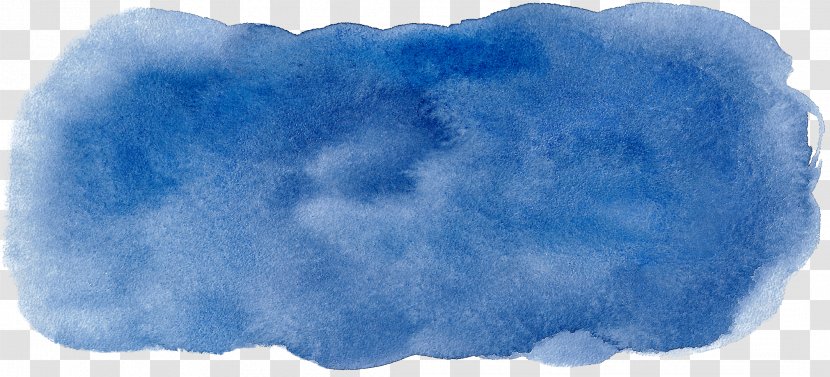 Watercolor Painting Ink Blue - Paintbrush - Effect Transparent PNG