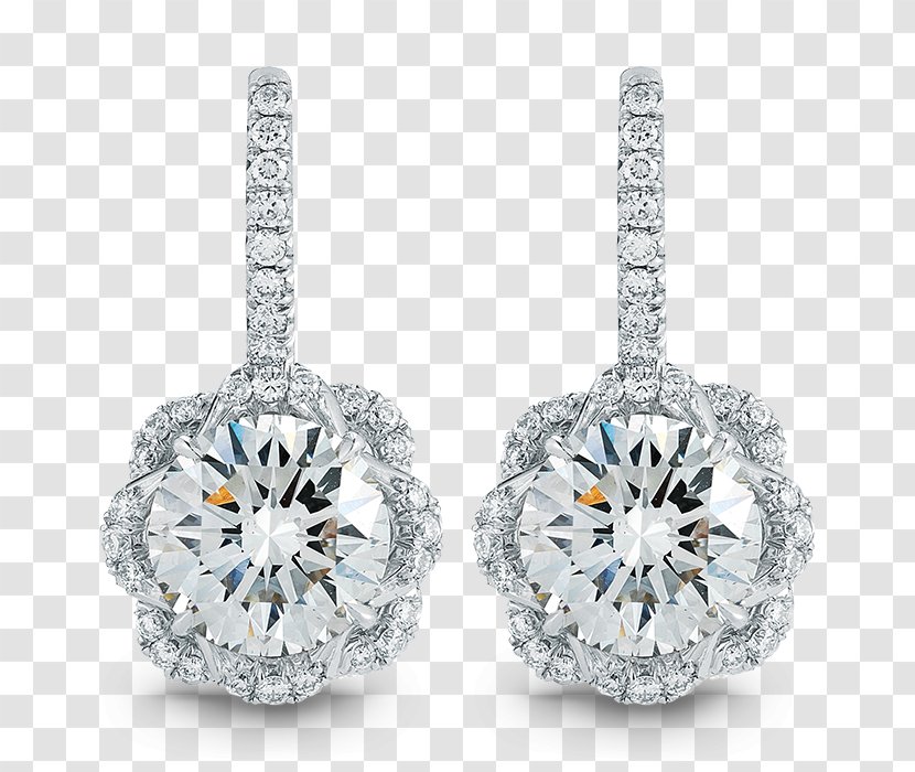 Earring Carat Jewellery Diamond Cut Transparent PNG