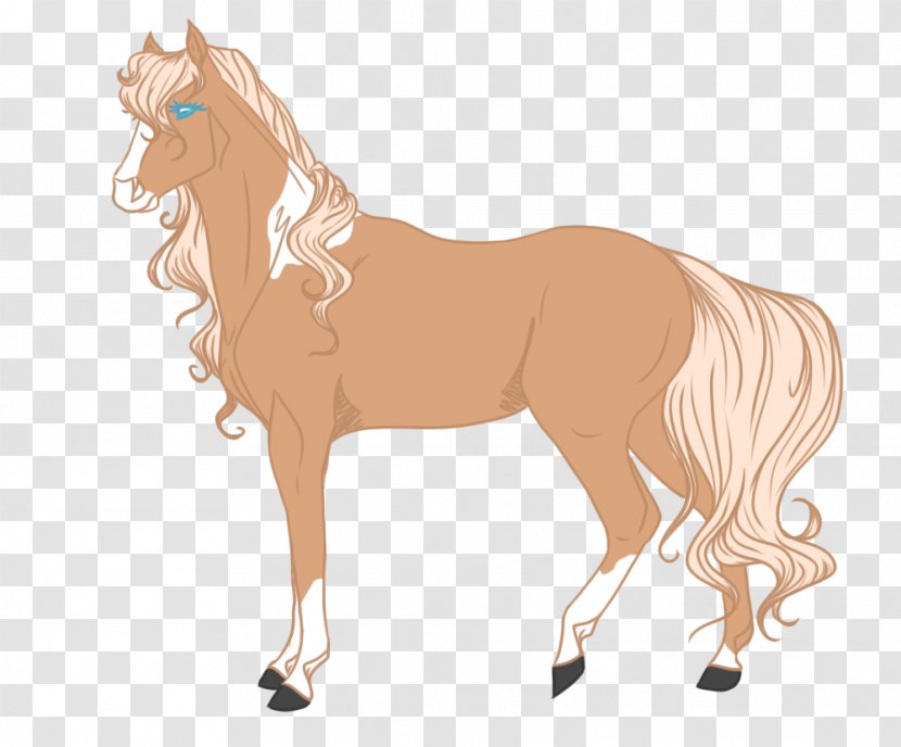 Foal Mane Mare Mustang Stallion - Horse - Minimal Tobiano Transparent PNG