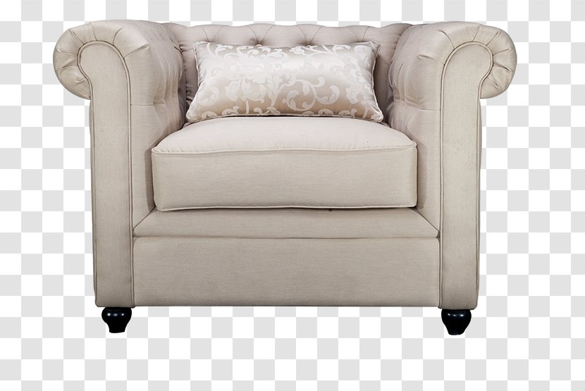 Club Chair Couch Furniture Loveseat - Single Sofa Transparent PNG