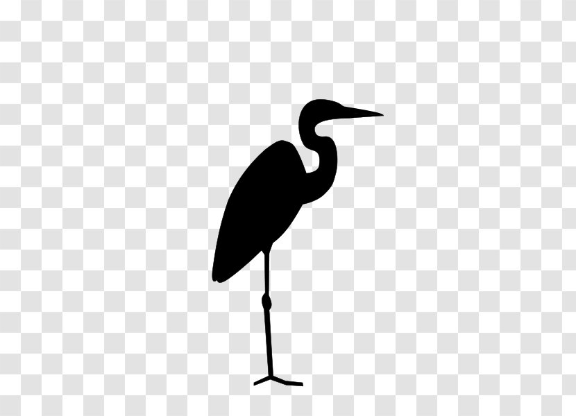 Water Bird Beak Clip Art Silhouette - Great Heron - Pelecaniformes Transparent PNG