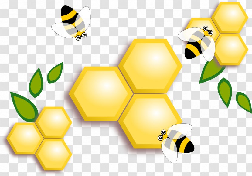 Hatta Dubai Honey Bee - Honeycomb Transparent PNG