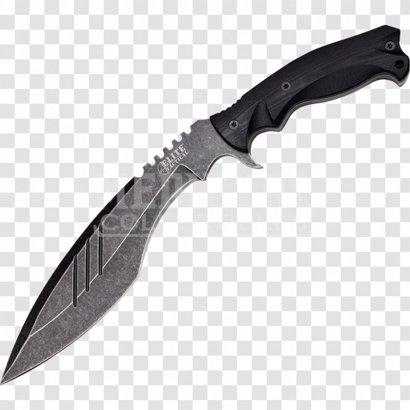 Machete Bowie Knife Hunting & Survival Knives Kukri - Serrated Blade - Stock Arrow Transparent PNG