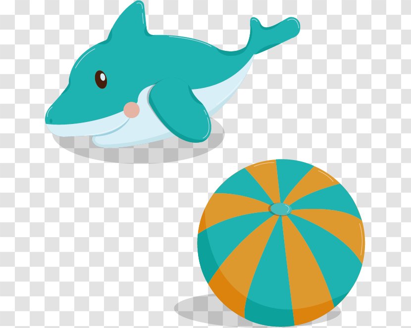 Vecteur Toy Whale - Aqua - Vector Marine Toys Transparent PNG