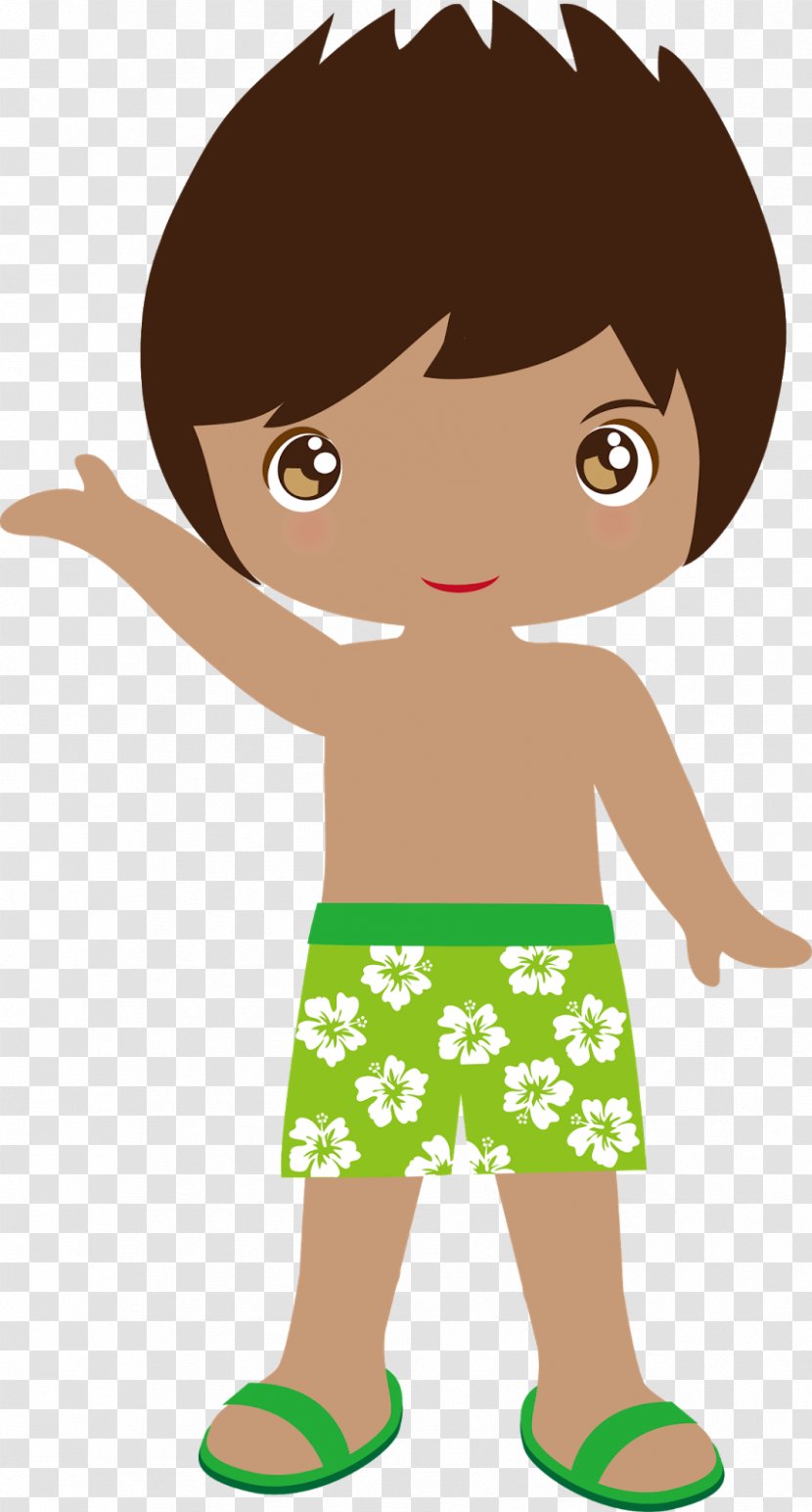 Hawaiian Luau Child Clip Art - Cartoon Transparent PNG