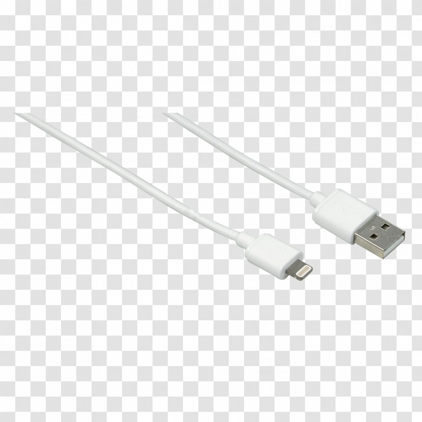 Hama Charging Cable Mobility Lab ML303017 USB A Lightning White - Ieee 1394 - Cables (USB A, Lightning, Male/Male, Straight, White) AC Adapter CableUSB StrUsb Transparent PNG