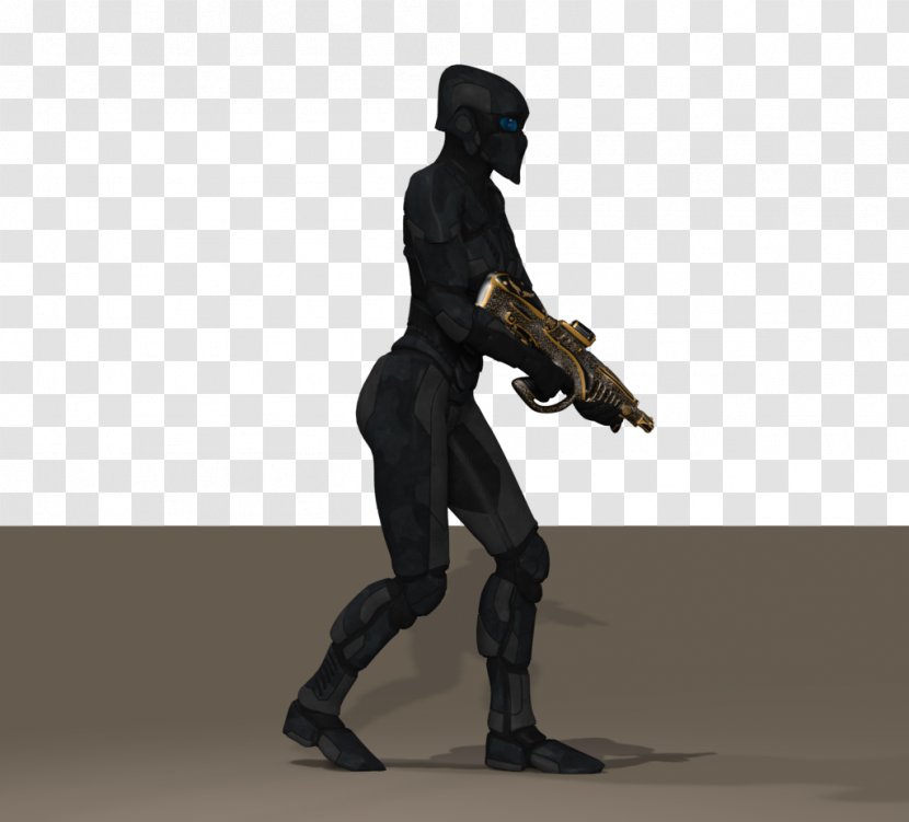 Sculpture Figurine - Space Warrior Transparent PNG