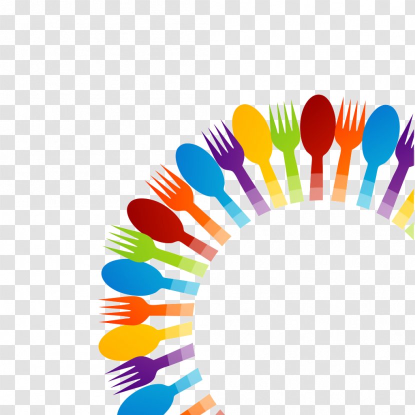 Spoon Fork Royalty-free Clip Art - Flat Transparent PNG