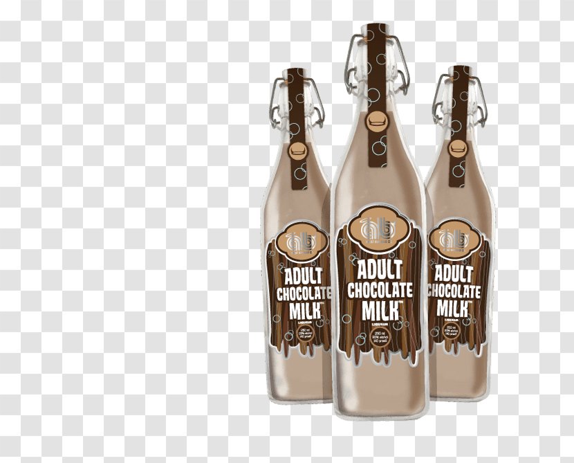 Beer Bottle Chocolate Milk Alcoholic Drink Glass - Alcoholism Transparent PNG