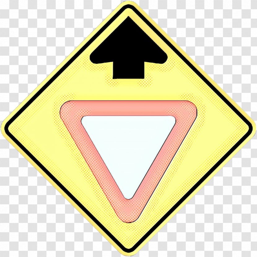 Triangle Line Sign Symbol - Vintage - Signage Transparent PNG