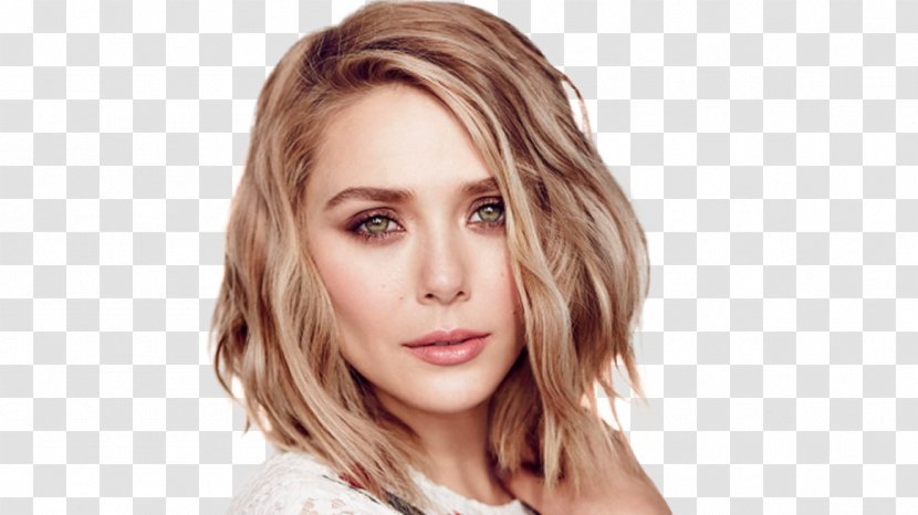 Elizabeth Olsen Hairstyle Face Head Hair Blond - Closeup - Eye Transparent PNG
