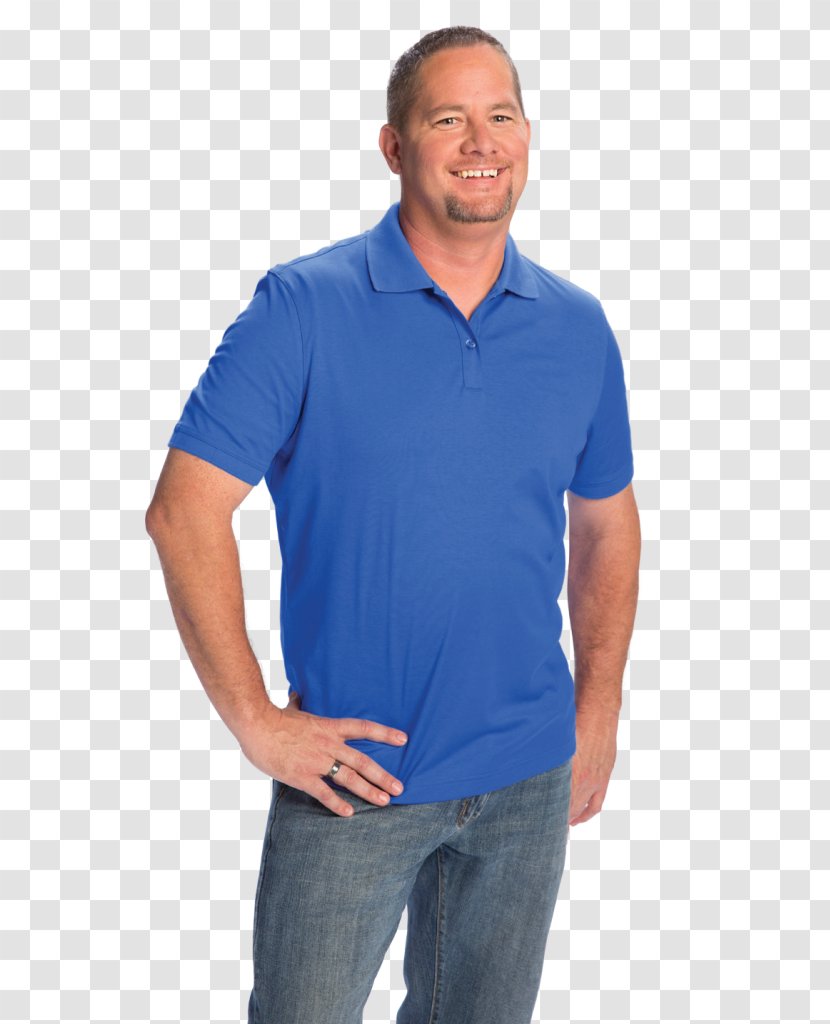 T-shirt Hoodie Polo Shirt Blue - Sleeve Transparent PNG