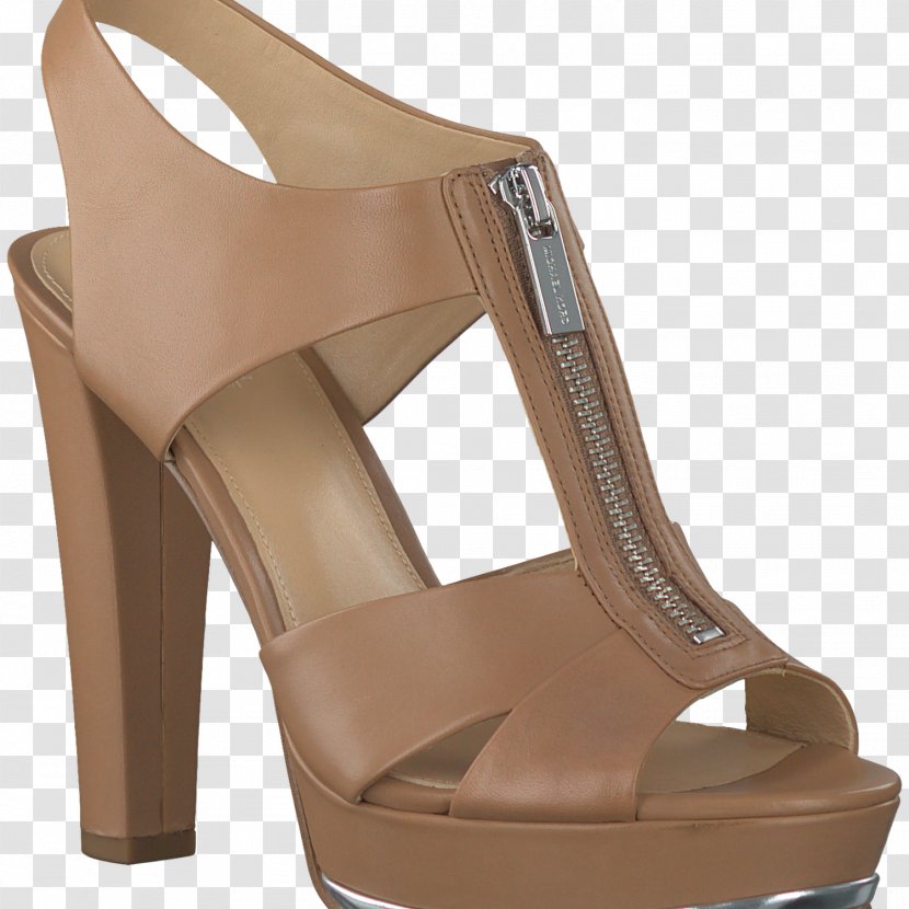 Bishop Platform Leather Sandals Shoe Areto-zapata Michael Kors - Beige Transparent PNG