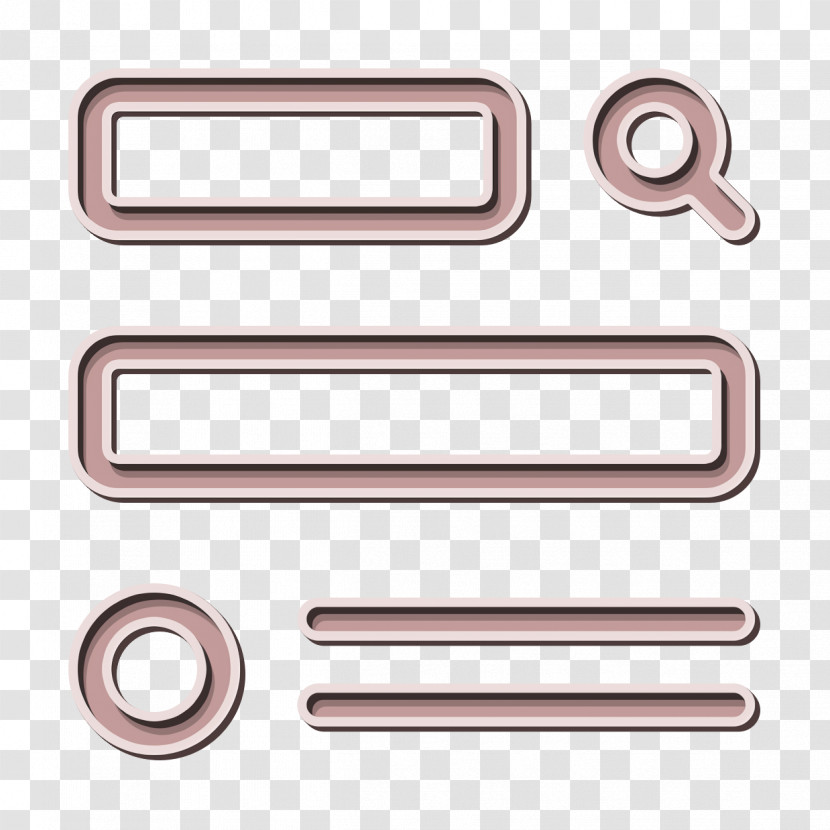 Ui Icon Wireframe Icon Transparent PNG