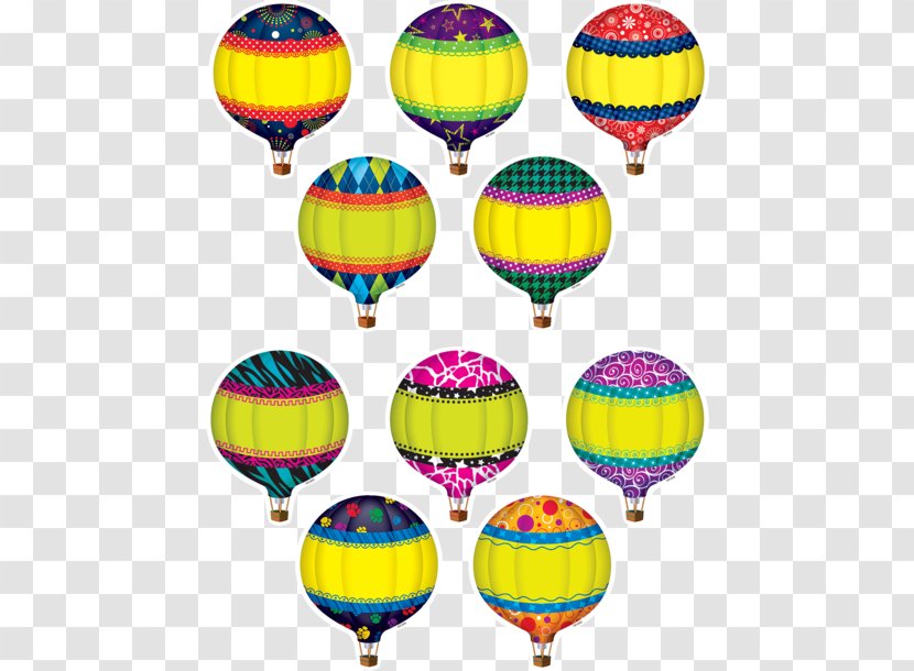 Hot Air Balloon Name Tag Paper Flight - Pin Transparent PNG