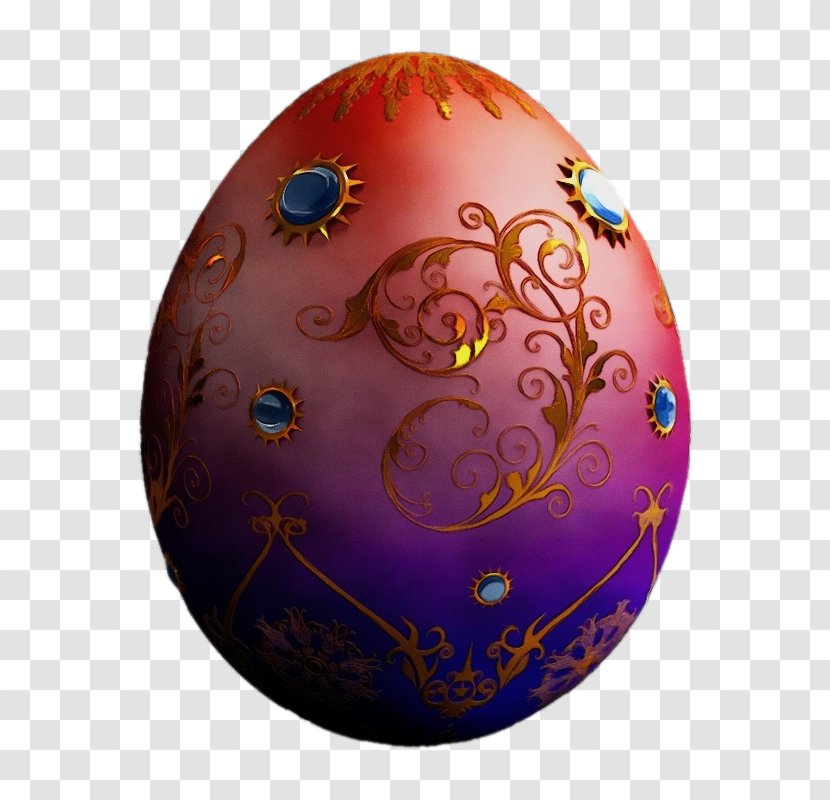 Easter Egg - Fractal Art Ball Transparent PNG