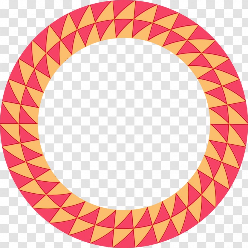 Pink Circle Line Clip Art Oval Transparent PNG